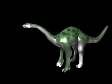 aptosaurus 3d model 3ds blend lwo obj 90920