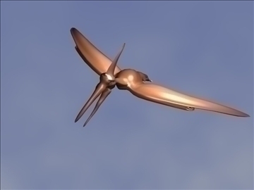 pterosaur 3d model 3ds max blend lwo obj 109693