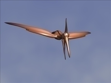 pterosaur 3d model 3ds max blend lwo obj 109694