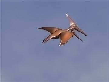pterosaur 3d model 3ds max blend lwo obj 109696