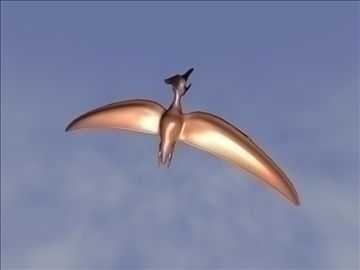 pterosaur 3d model 3ds max blend lwo obj 109697