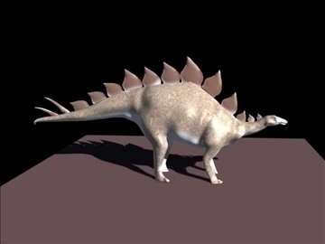 stegosaurus 3d model blend obj 91161