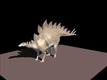 stegosaurus 3d model blend obj 91163