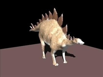 stegosaurus 3d model blend obj 91164