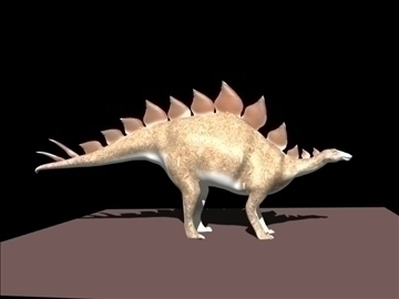 stegosaurus 3d model blend obj 91165