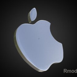 apple 3d logo 3d model dae ma mb obj 118758
