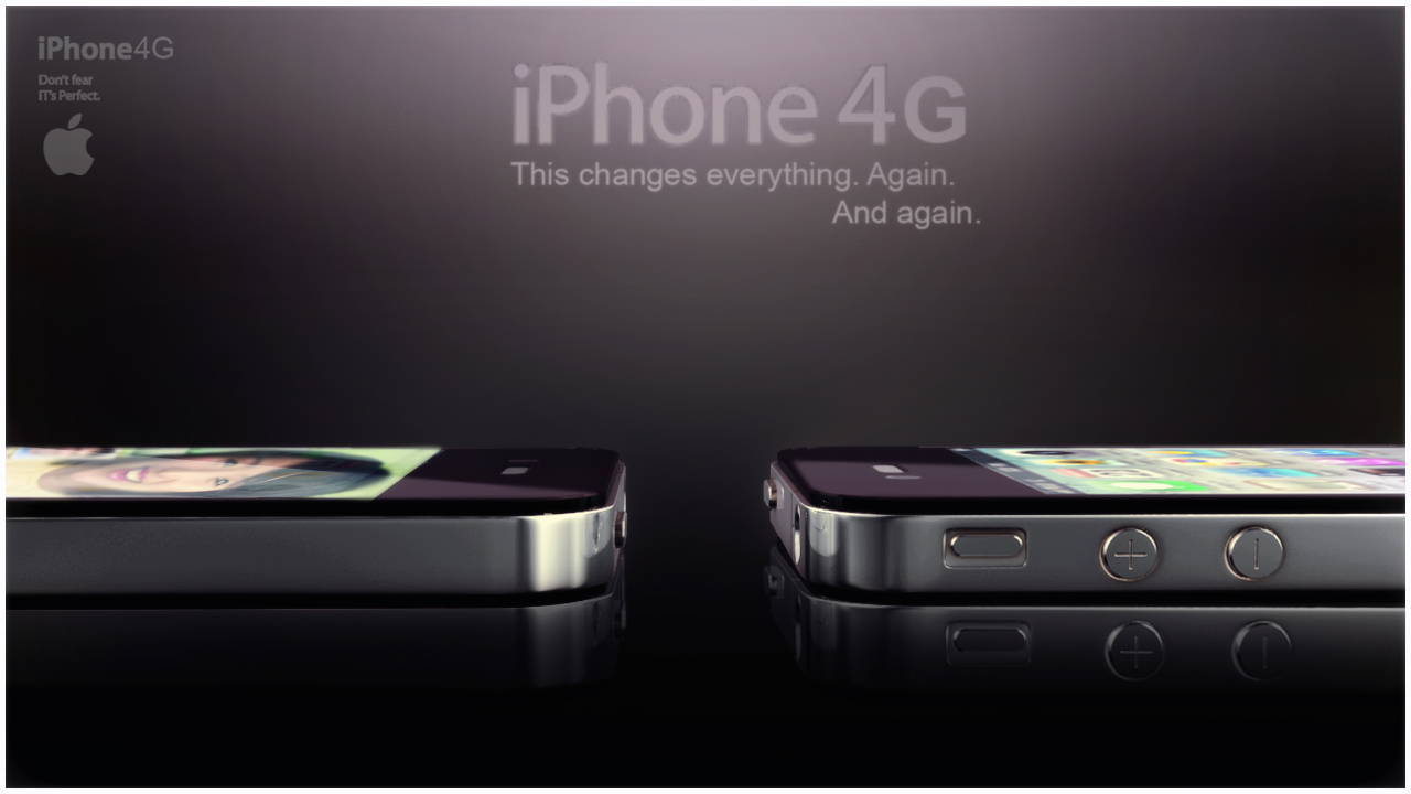 apple iphone 4g 3ds max 3d model 3ds max fbx obj 116644
