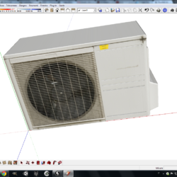 air conditioner 3d model fbx skp 130285