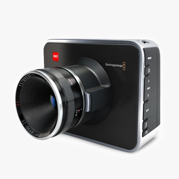 blackmagic camera 3d model 3ds max fbx obj 140410