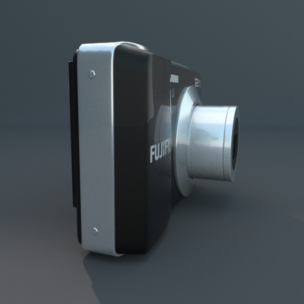 digital camera fuji av 100 3d model 3ds fbx blend obj 120547