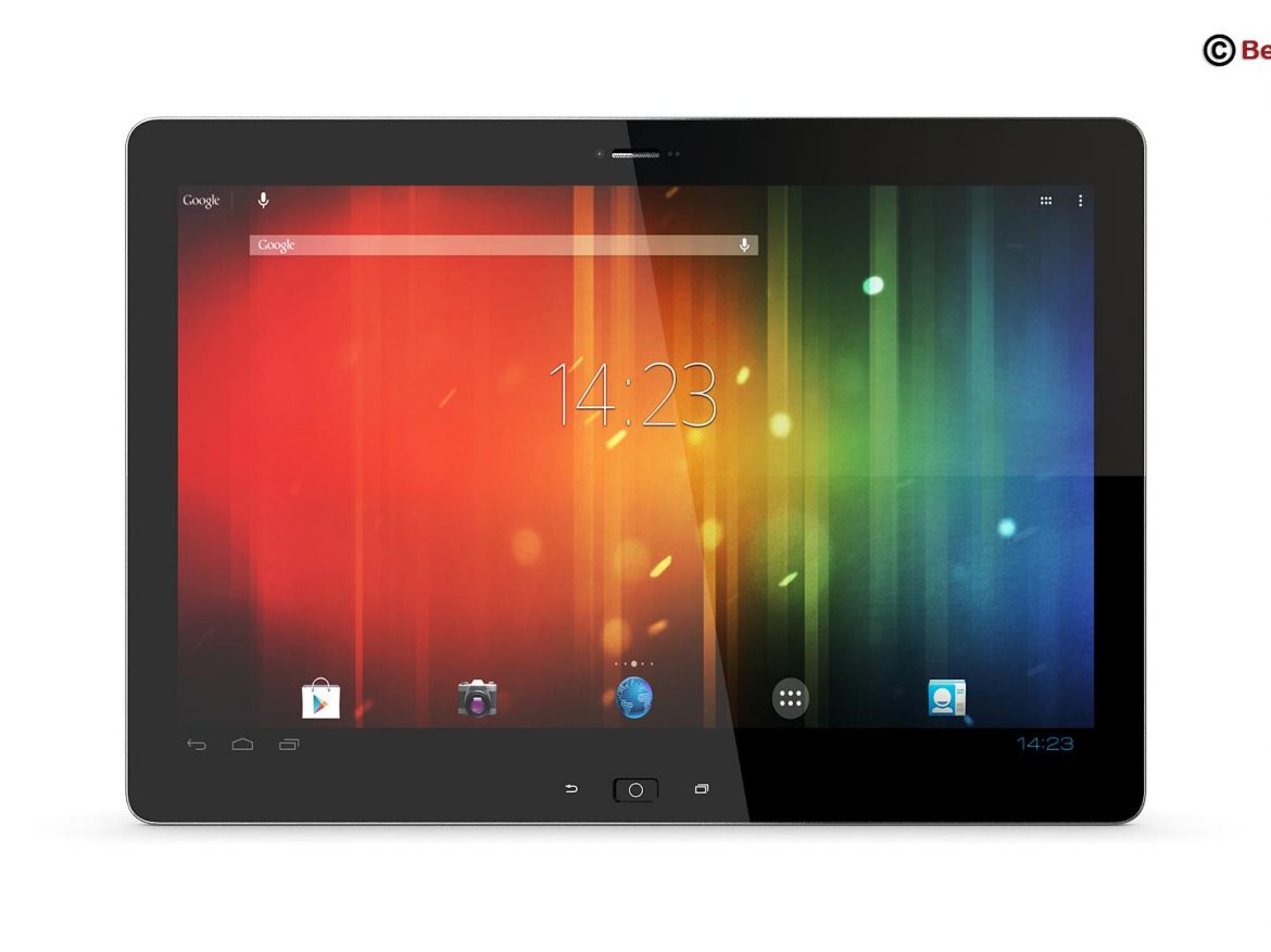 generic tablet 12.2 inch 3d model 3ds max fbx c4d lwo ma mb obj 162302
