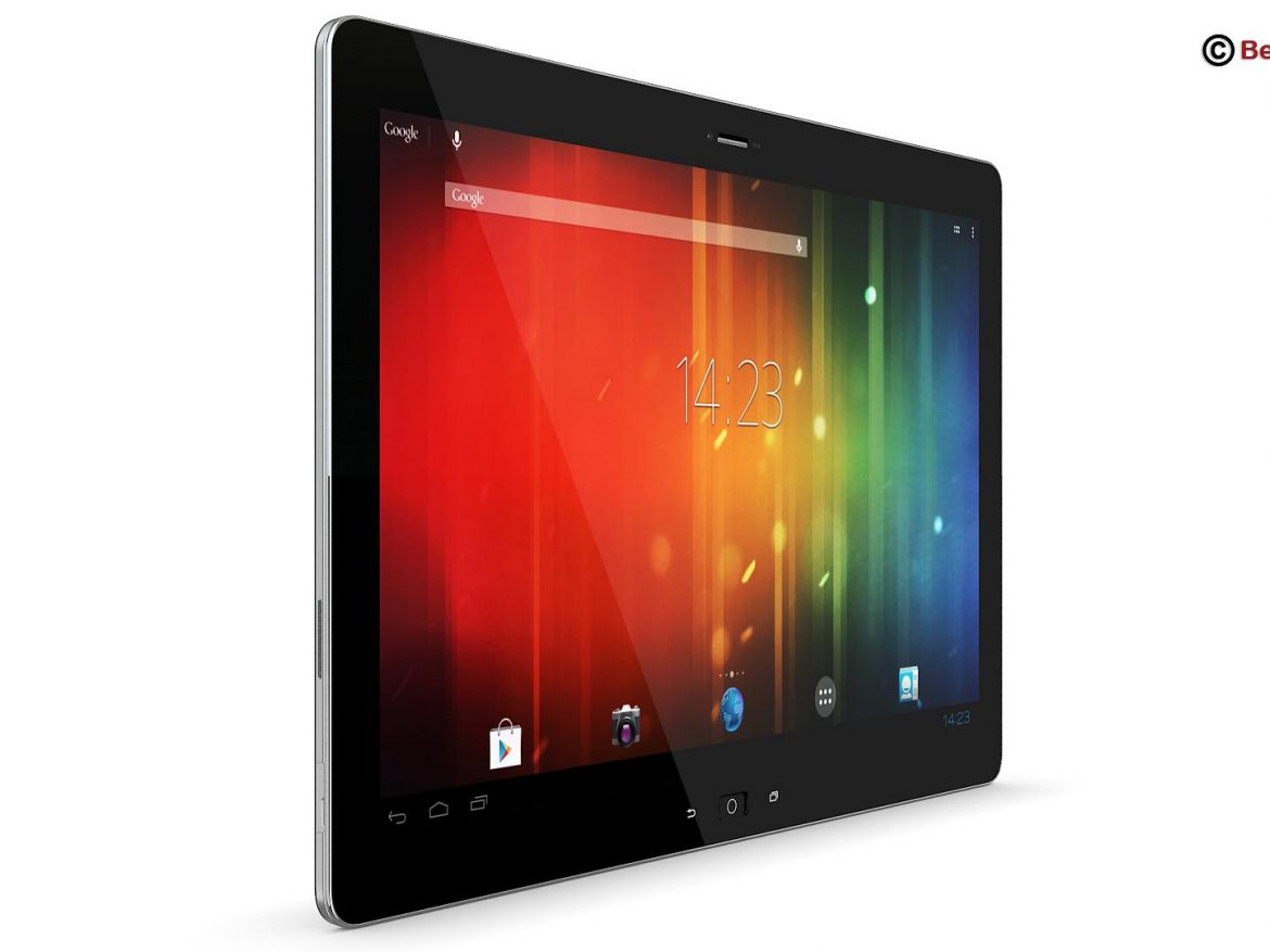 generic tablet 12.2 inch 3d model 3ds max fbx c4d lwo ma mb obj 162303