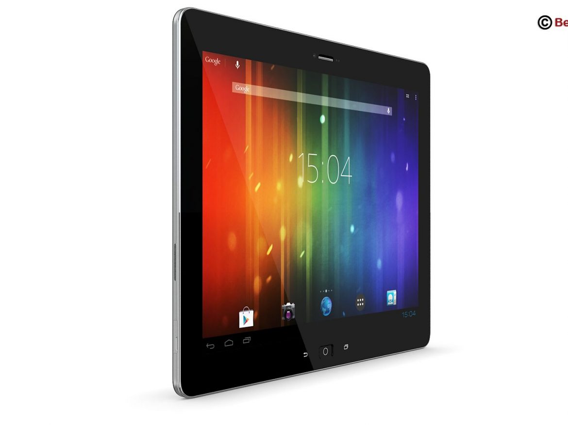 generic tablet 9.7 inch 3d model 3ds max fbx c4d lwo ma mb obj 162902