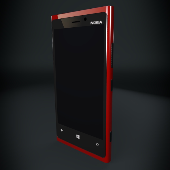 nokia lumia 920 smartphone 3d model fbx blend dae 3dm obj 156887