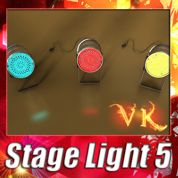 spotlight stage light 05 3d model 3ds max fbx obj 130757