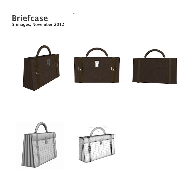 briefcase 3d model obj 147550