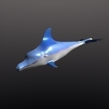 dolphin 3d model 3ds max obj 90681
