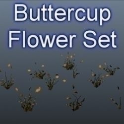 buttercup set 001 3d model 3ds max obj 102660