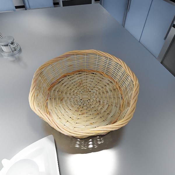 basket and bowls collection 14 items 3d model 3ds max fbx obj 133497