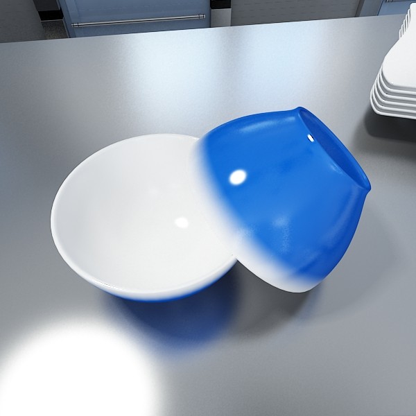 blue bowl 13 3d model 3ds max fbx obj 133105