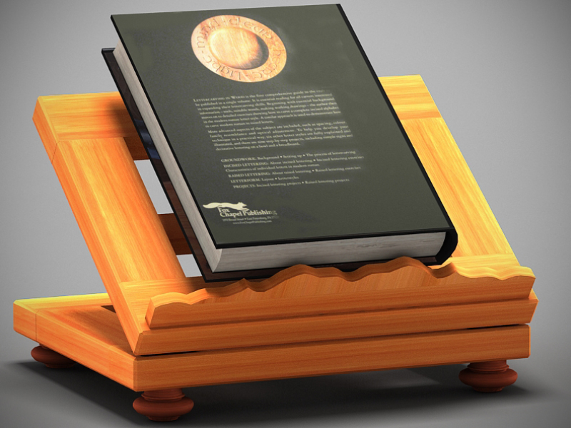 book on lectern 3d model max 147803