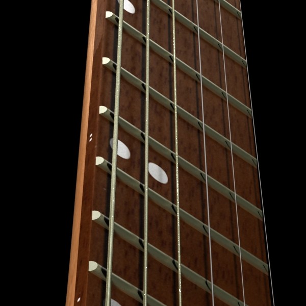 electric guitar high detail 3d model max fbx obj 131238