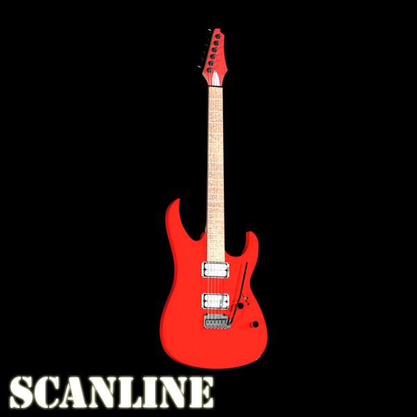 electric guitar high detail 3d model max fbx obj 131247