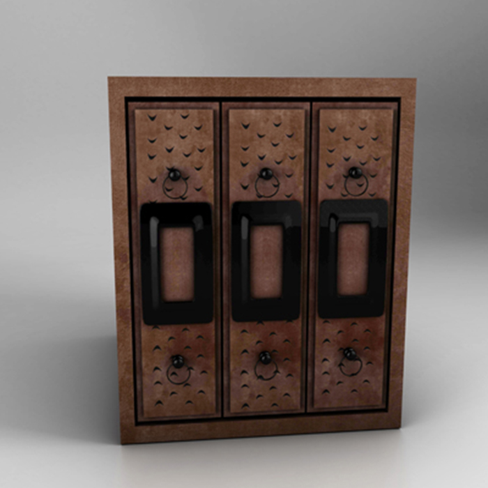 filing cabinet 3d model 3ds max fbx ma mb obj 155519