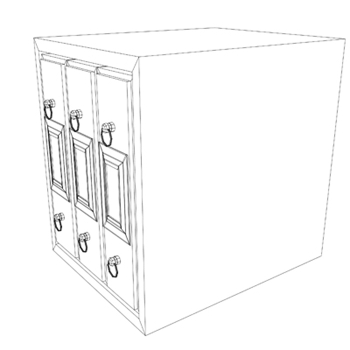 filing cabinet 3d model 3ds max fbx ma mb obj 155528