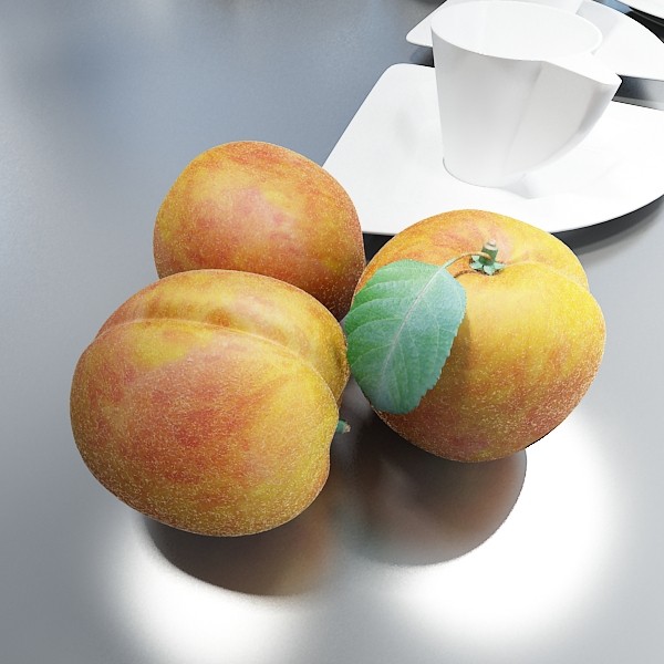 fruits collection high res textures 17 3d model 3ds max fbx obj 133321