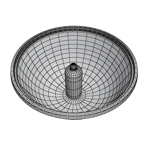 halogen ceiling light 08 photoreal 3d model 3ds max fbx obj 134689