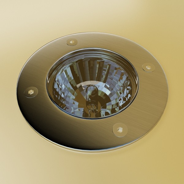 halogen lamp 01, high detail 3d model 3ds max fbx obj 134498