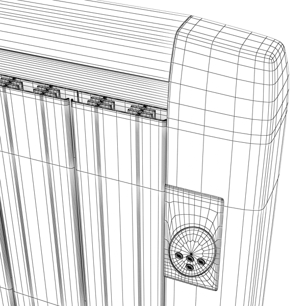 high detailed radiator 5 3d model 3ds max fbx obj 148550