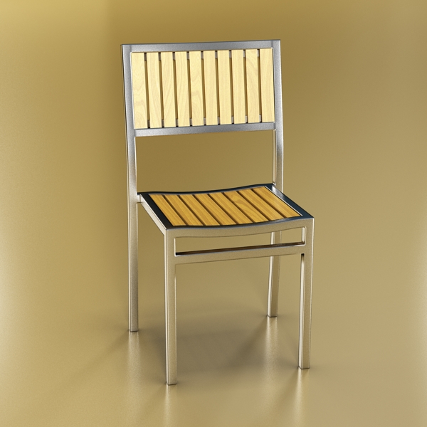 outdoor chair 3d model 3ds max fbx obj 148380