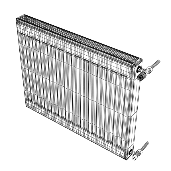 radiator 4 3d model 3ds max fbx obj 148453