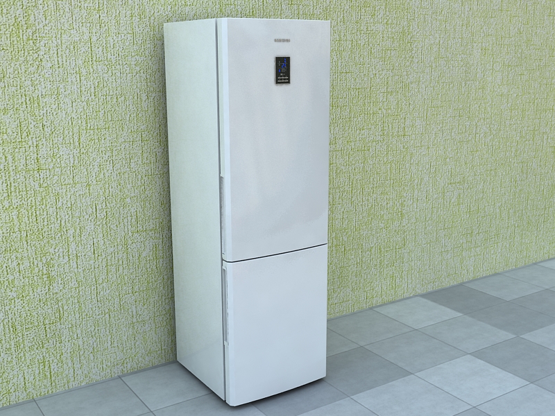 refrigerator samsung 3d model max 156222