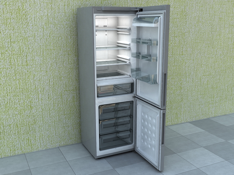 samsung refrigerator 3d model max 156228