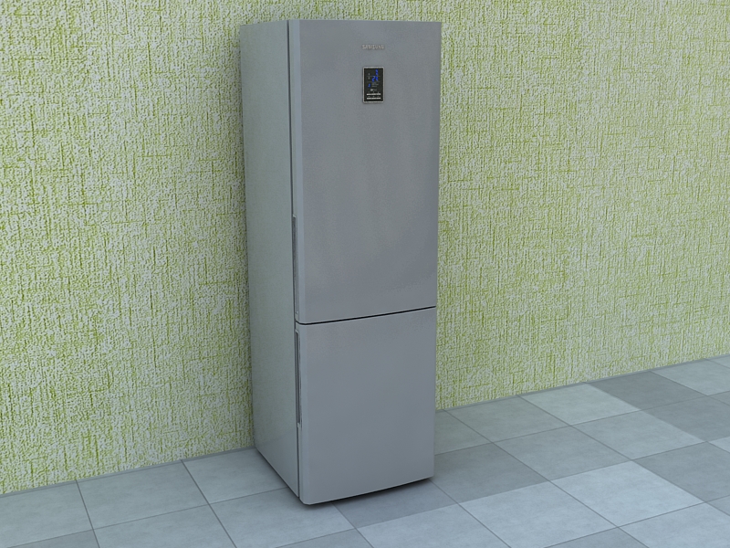 samsung refrigerator 3d model max 156229