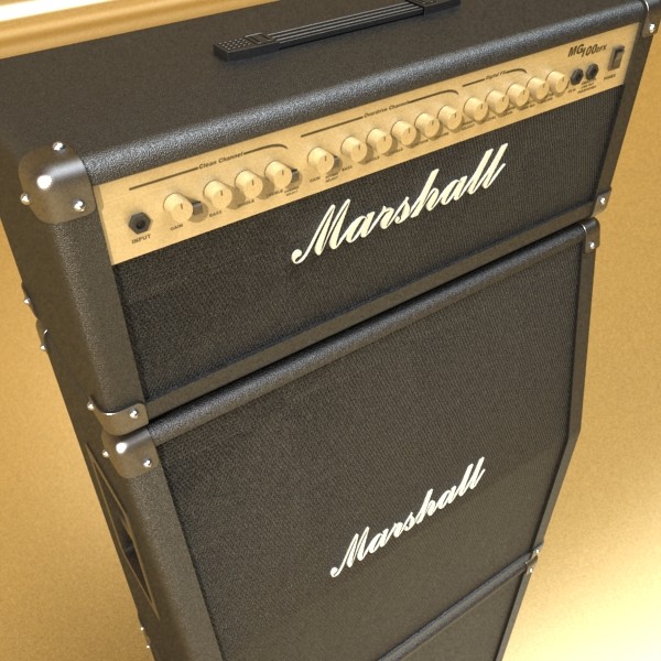 stage amplifier high detail 3d model max fbx obj 131081