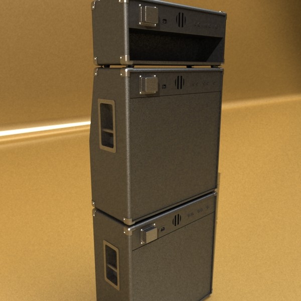 stage amplifier high detail 3d model max fbx obj 131082