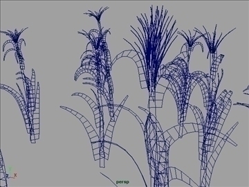 corn plant set 001 3d model 3ds max obj 103191