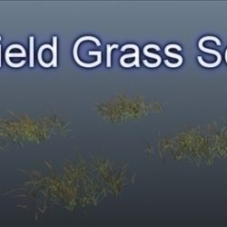 field grass set 001 3d model 3ds max obj 103068
