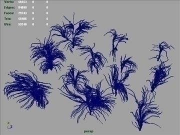 jungle grass set 001 3d model 3ds max obj 103114