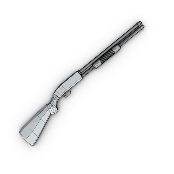 modern weapons collection 3d model 3ds max fbx c4d obj 138747