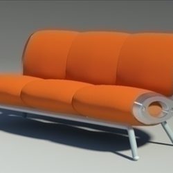 gluon sofa 3 pillow 3d model max fbx obj 91193