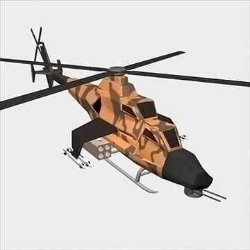 army helicopter 3d model 3ds max fbx blend lwo obj 105119