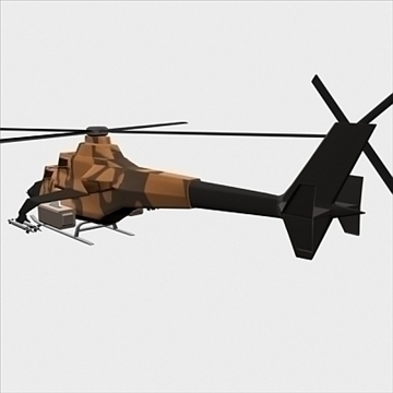 army helicopter 3d model 3ds max fbx blend lwo obj 105123