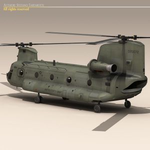 CH-47 US Army 3D Model - FlatPyramid