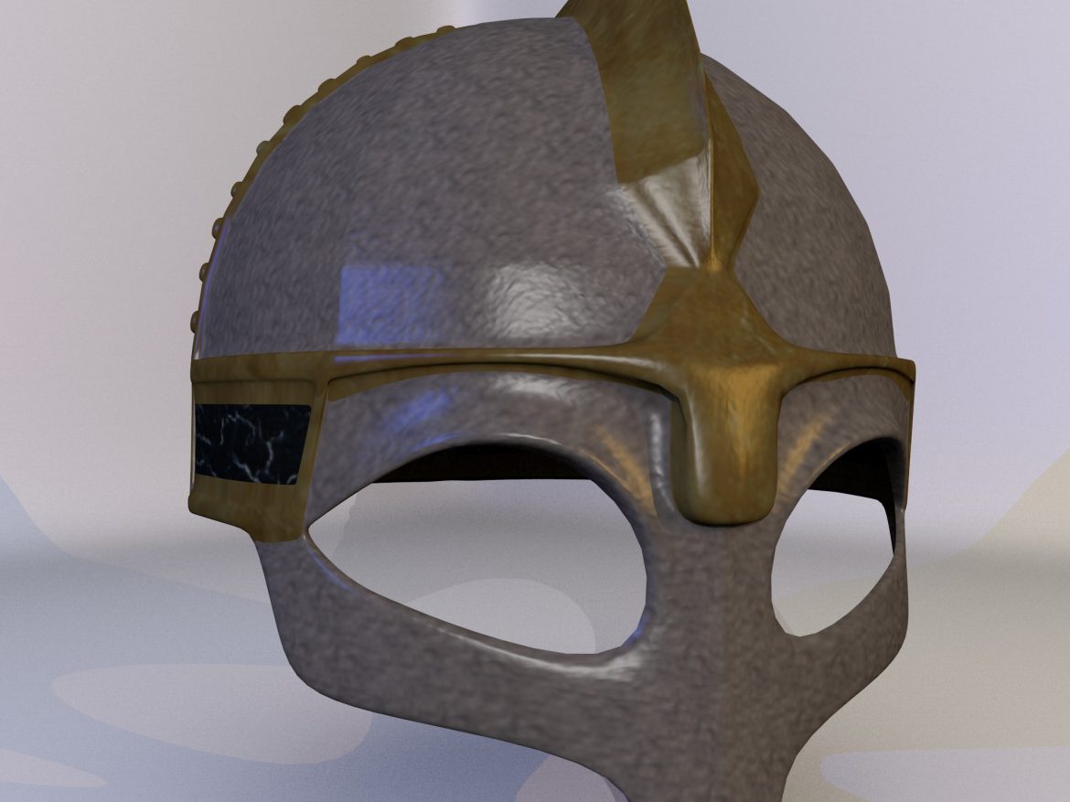 ancient viking helmet 3d model fbx blend dae obj 118087