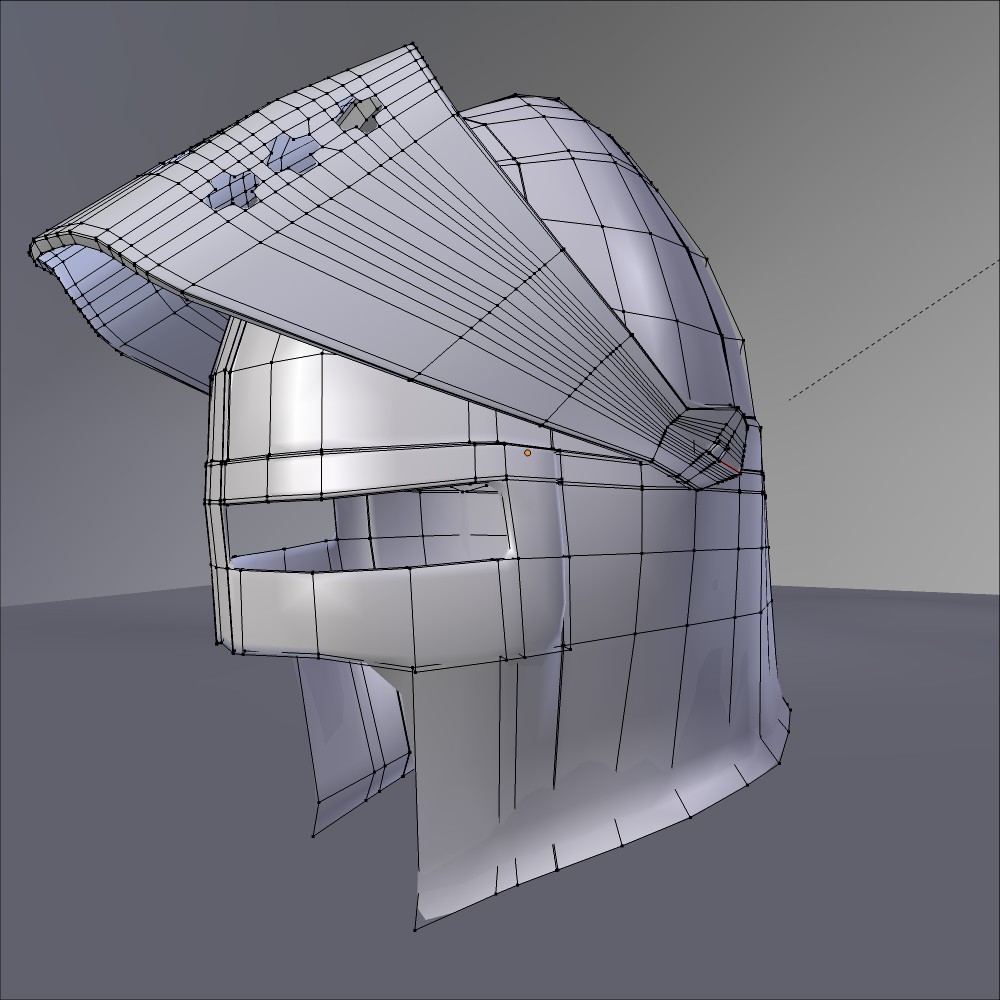 crusader helmet 3d model fbx blend dae obj 118071
